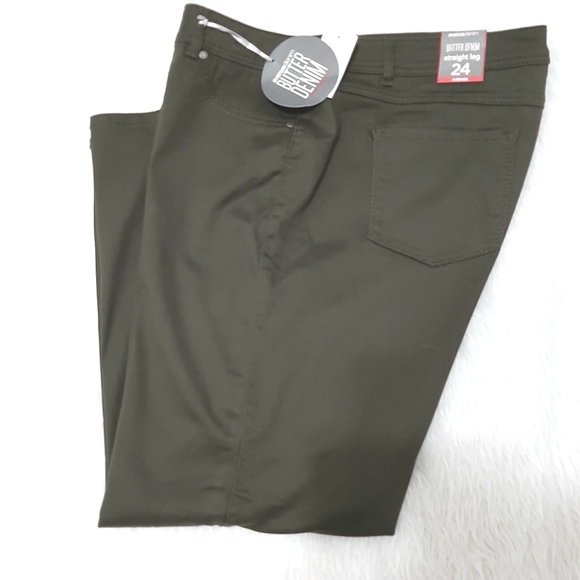 Avenve denim olive butter denim jeans - Picture 4 of 10